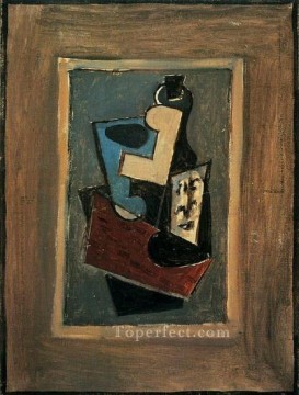 Naturaleza muerta 3 1917 cubista Pablo Picasso Pinturas al óleo